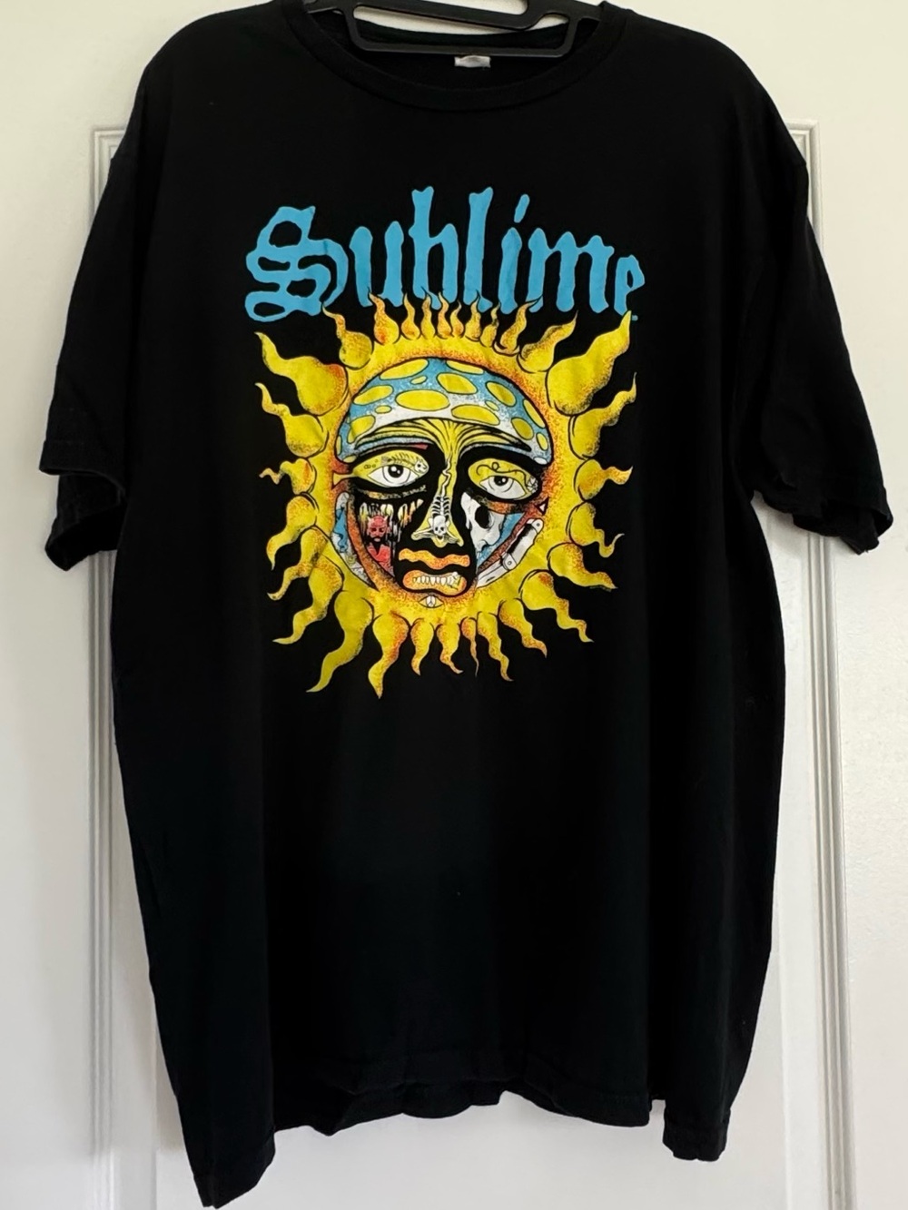 Sublime Sun Logo Graphic Band T Shirt Black Men’s L Punk Ska Reggae
